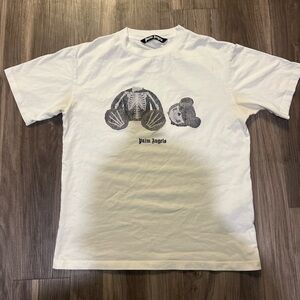 Palm Angels Skeleton Bear Tee Shirt